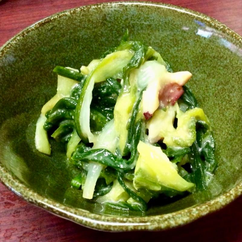 わけぎのぬた(お多福)