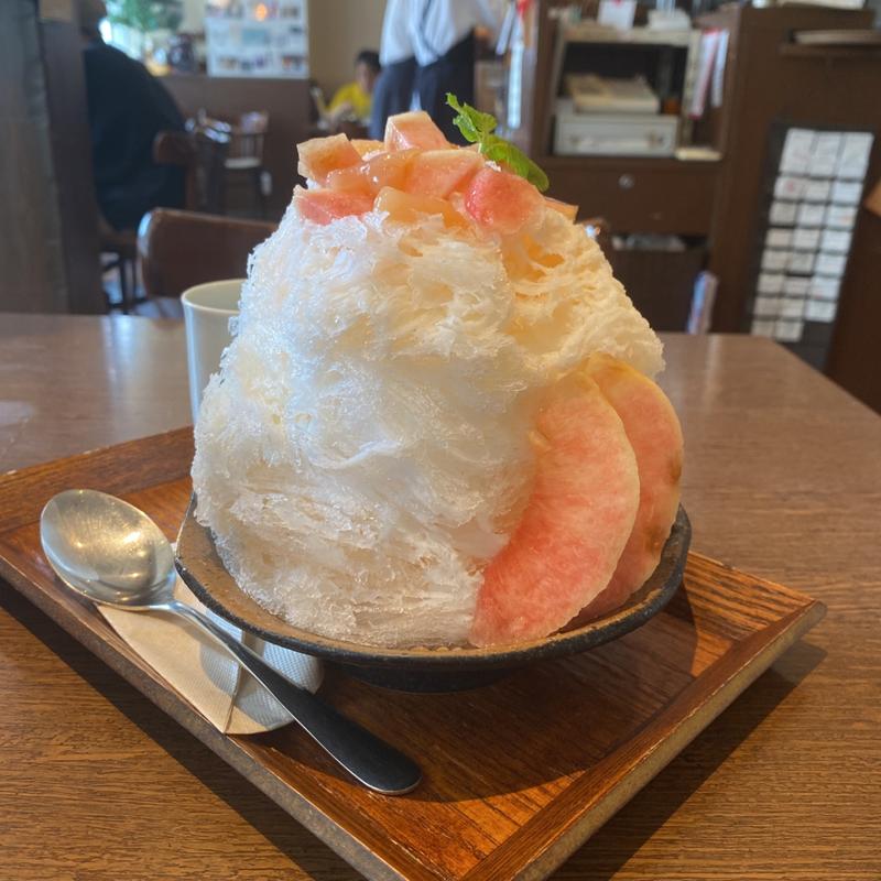 生桃ミルク(勝川カフェmon)