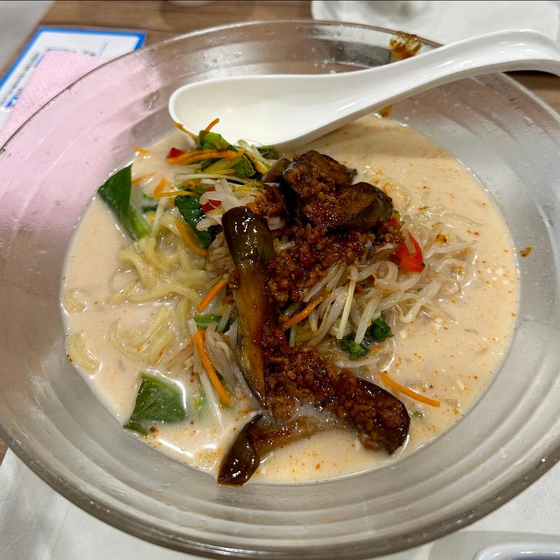 冷やし麻婆麺 麺増し(リンガーハット イトーヨーカドー曳舟店)