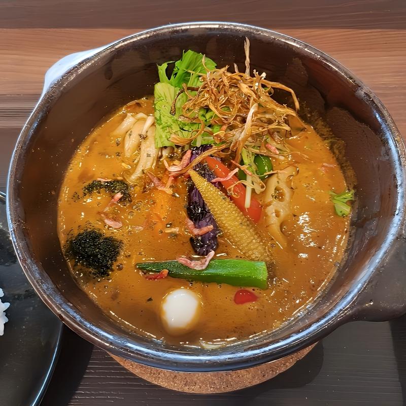 色とりどりの野菜カレー(タイガーカレー 北24条本店)