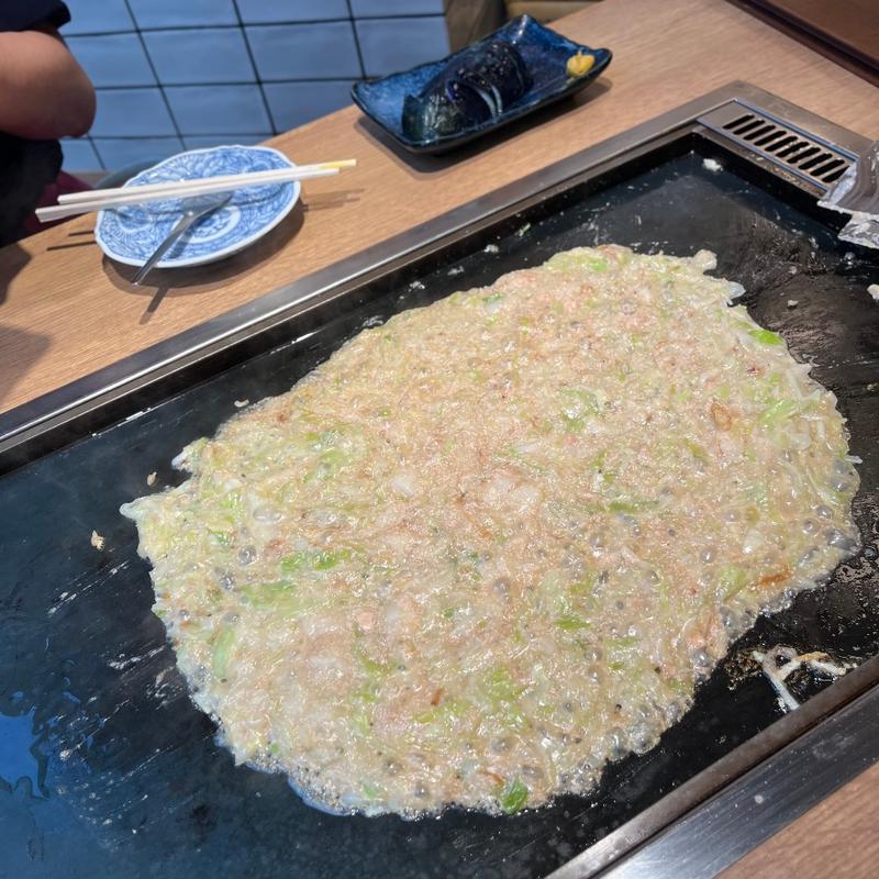 明太子もんじゃ(月島もんじゃ もへじ 人形町)
