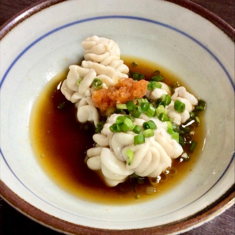 たらの白子ポン酢(酒房たかだ本店)