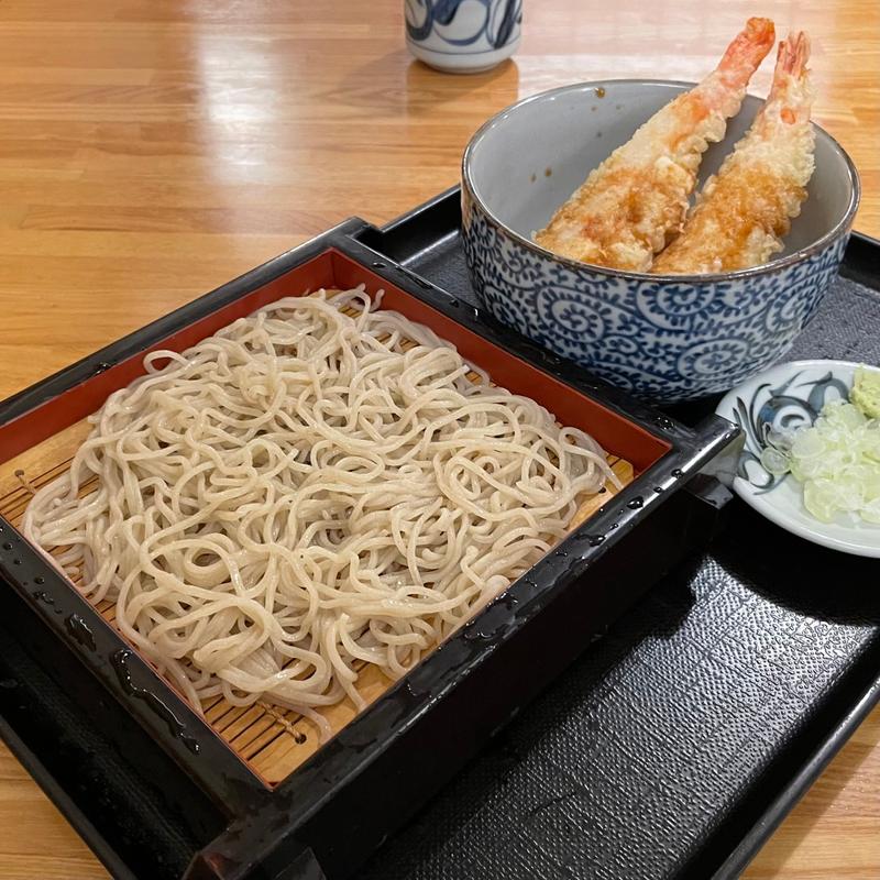 ミニ丼セット（海老天丼）(中村)