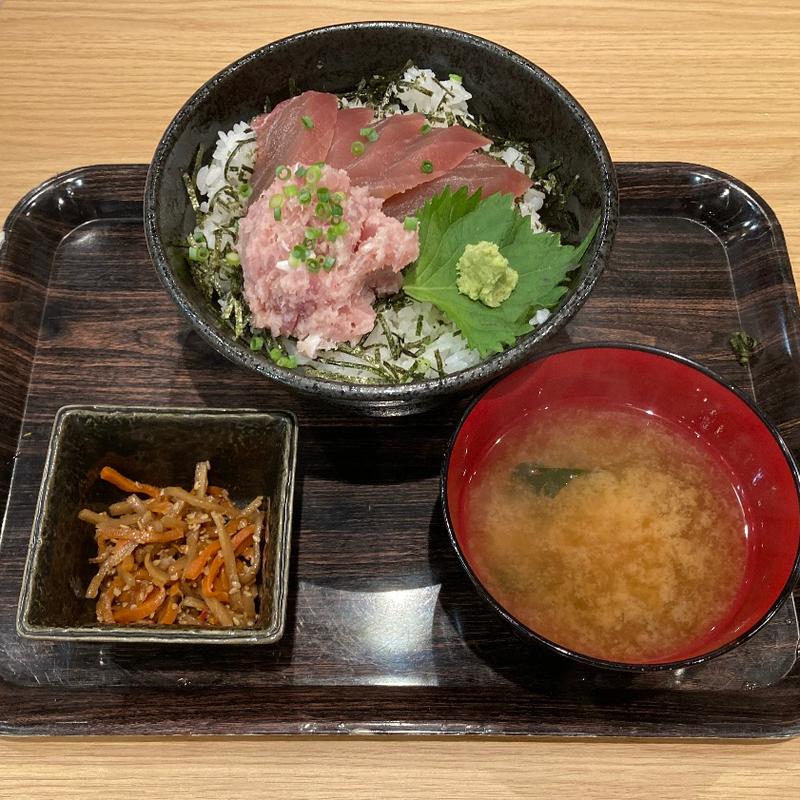 まぐろネギとろ丼(かき小屋 ほや小屋まぼ屋 ヨドバシ仙台店)