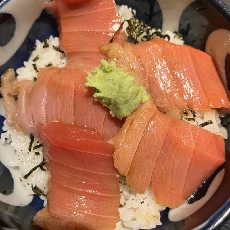 鮪漬け丼(蕎麦切り くろ)