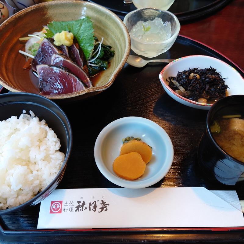 かつおたたき定食(祢保希 日本橋店)