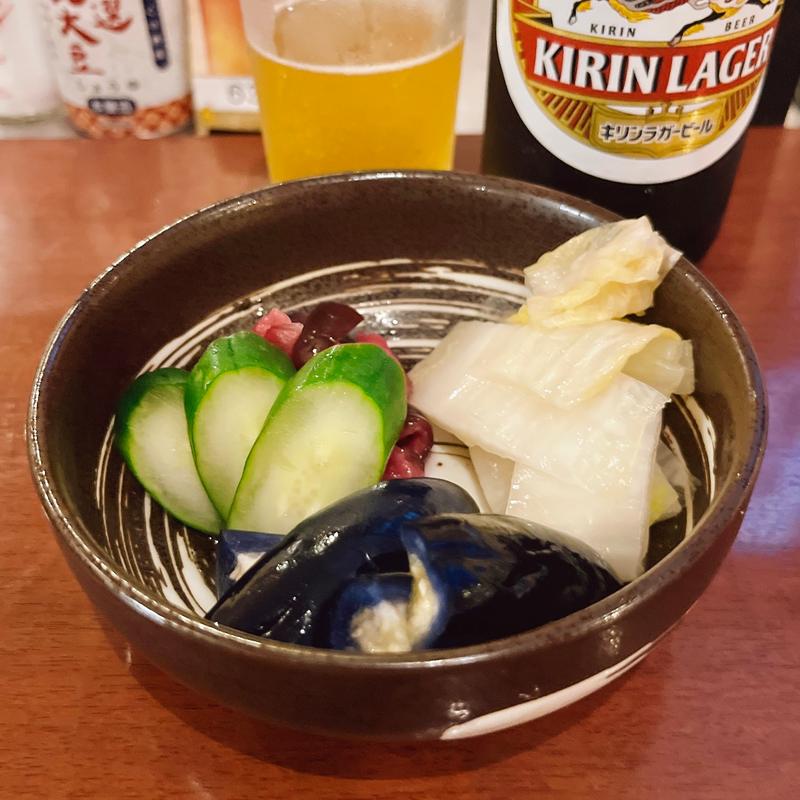 漬物盛り合わせ(サウナ＆カプセル アムザ)