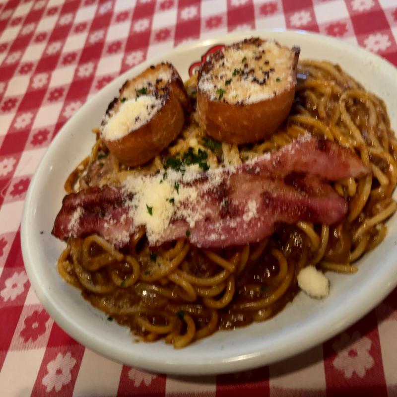 スパゲティミートソース(バブルオーバー )