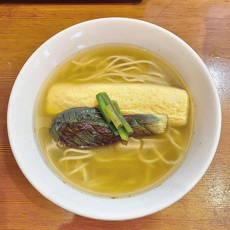 冷やしあご出汁そば だし巻きのせ(らーめん工房 麺作)