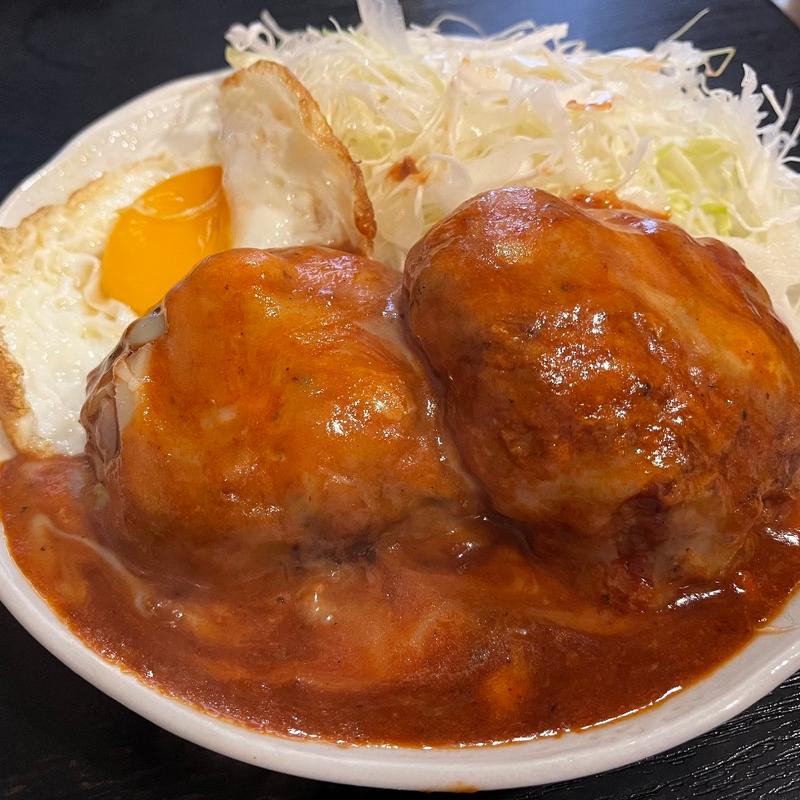 チーズハンバーグ定食(森の茶屋)