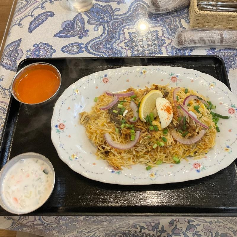 マトンビリヤニ(ビリヤニレストラン ミラ)