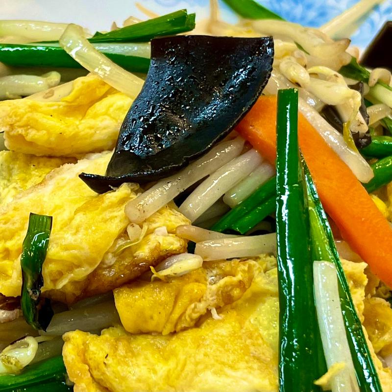 ニラともやしの玉子炒め(ぎょうざの満洲 北浦和西口店)