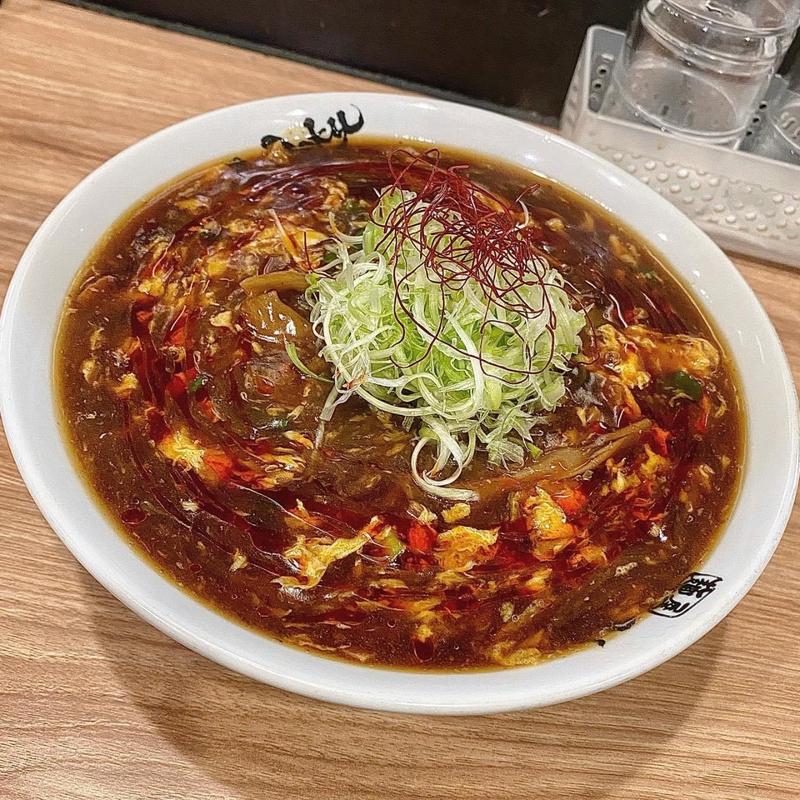 サンラータンメン 〆ご飯(麺屋 丈六)