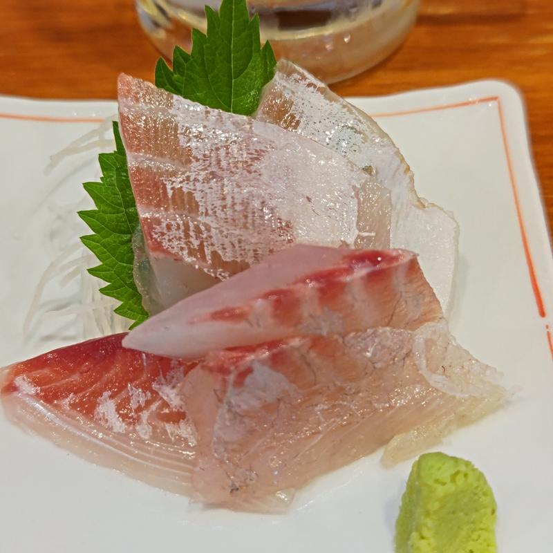 アイゴ刺身(釣宿酒場マヅメ 野毛本店)