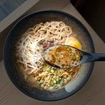 金ごまラーメン(すわき後楽中華そば 大阪ジョーテラス)