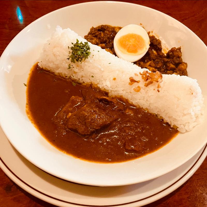 ビーフカレー&キーマカレー(天馬 伊勢佐木町店)