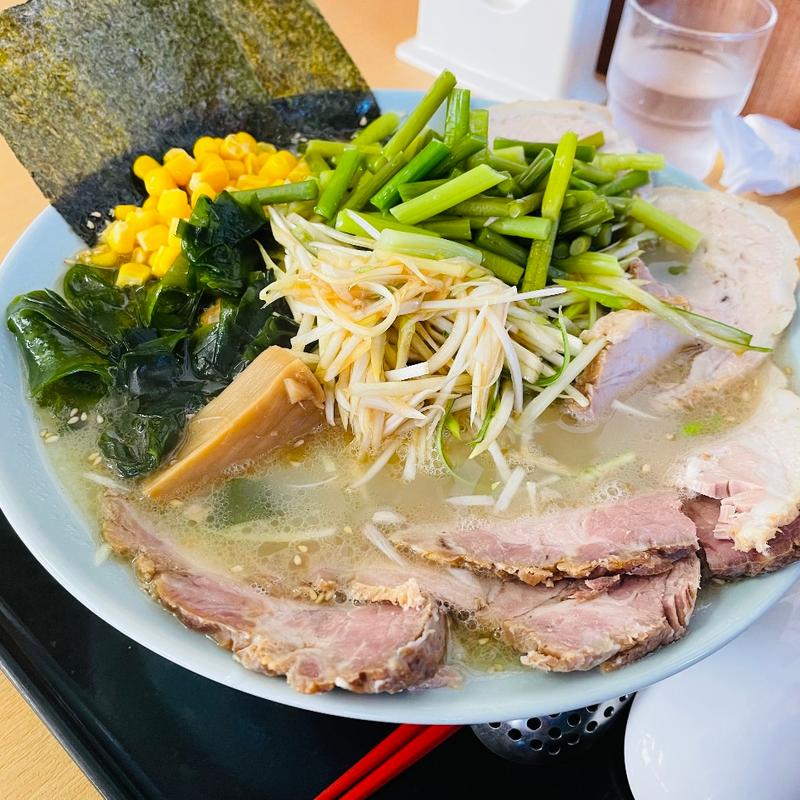 塩ネギチャーシュー＋ニンニクの芽(ラーメンショップ北川辺店)