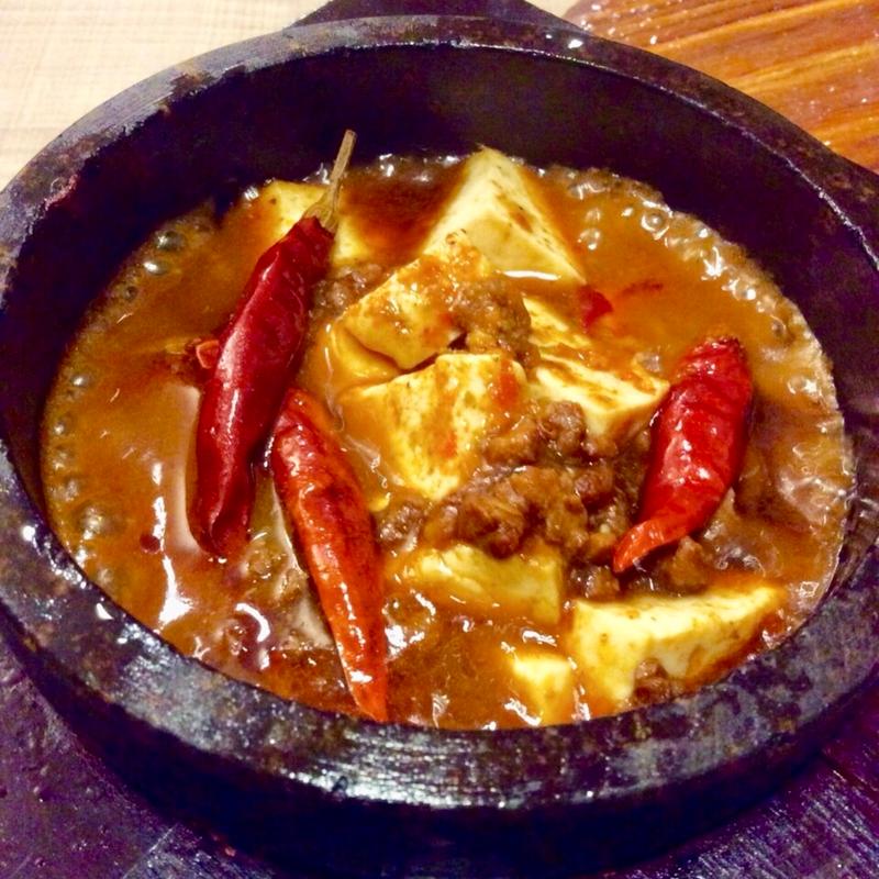 麻婆豆腐(超激辛のサンダーstyle)(ロンフービストロ KITTE名古屋店)