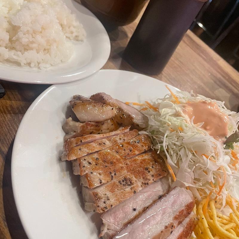 トンテキ定食(ビフテキ食堂 ひろ喜(ひろき))