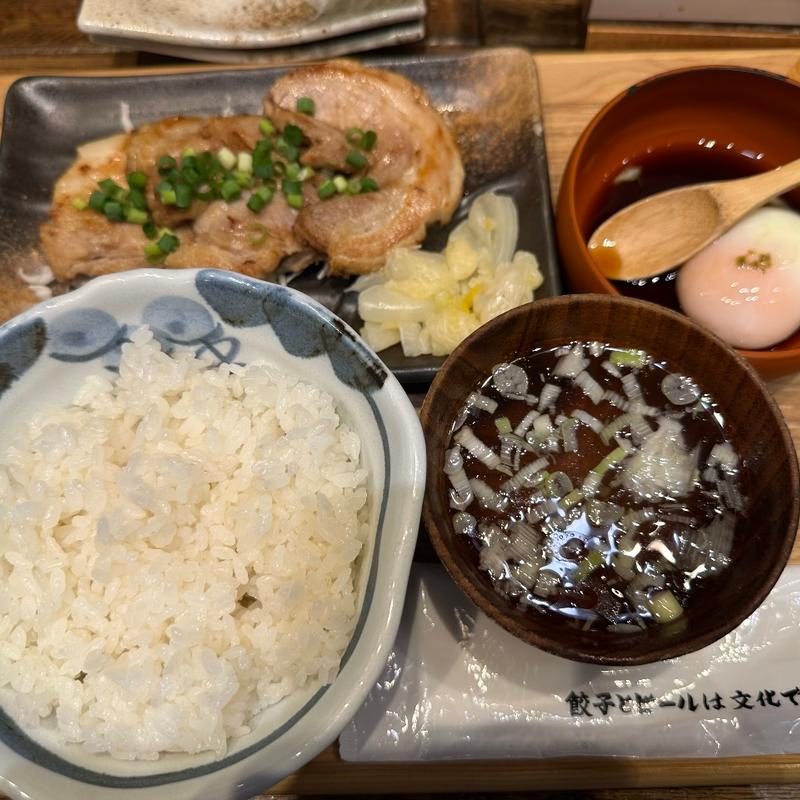自家製炙りチャーシューランチ(肉汁餃子のダンダダン 海老名店)