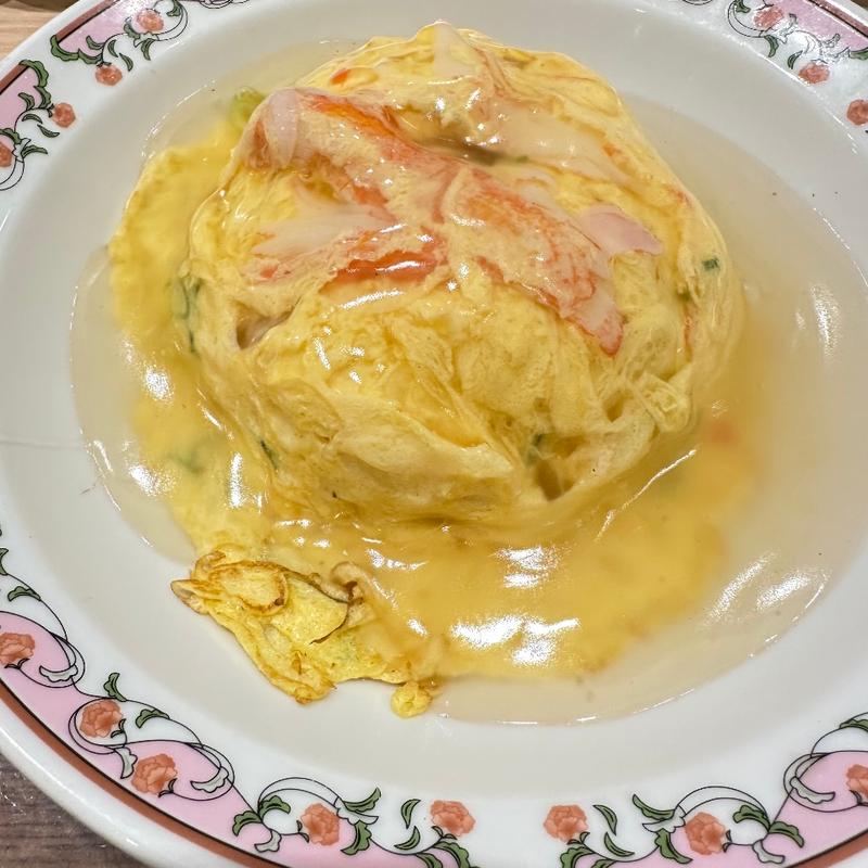 天津飯（塩ダレ）(餃子の王将 sanwa藤が丘店)