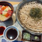 ミニ海鮮ちらし&せいろ蕎麦(居酒屋割烹 新粋)