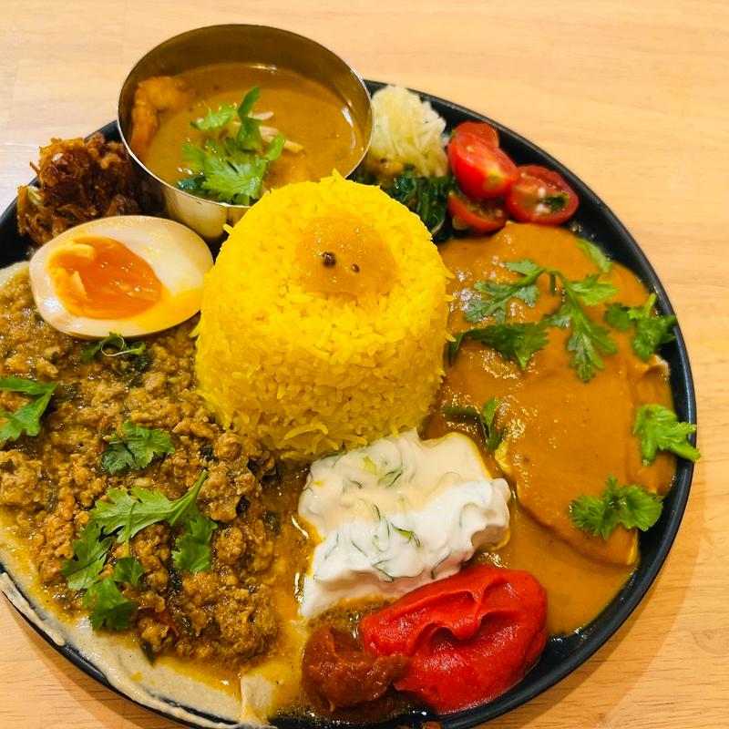 3種のコンボカレー(chikyu masala)