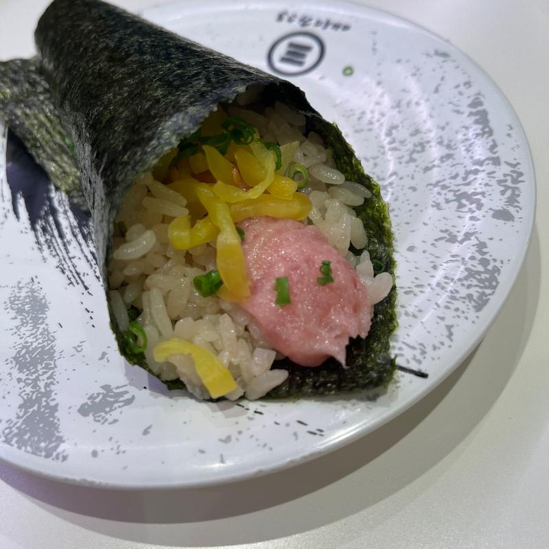 トロたく巻(回転寿司みさき エミオひばりヶ丘店)