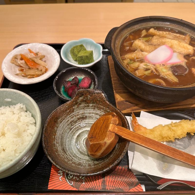 味噌煮込み定食(めん処 きしめん亭 星ヶ丘店)