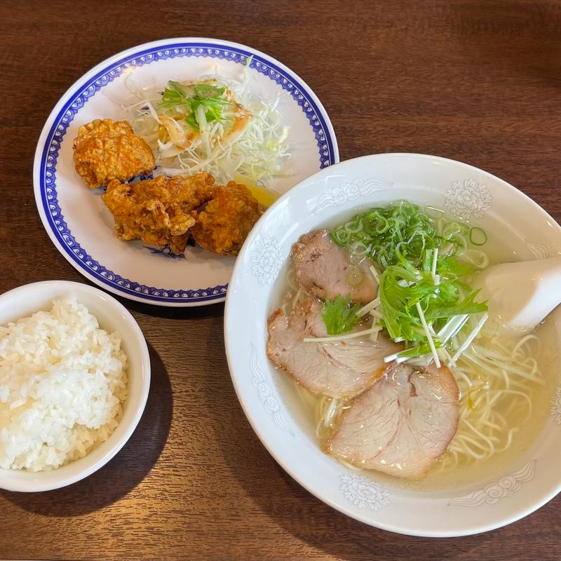 唐揚げ定食(馨 らーめん 野田阪神店)