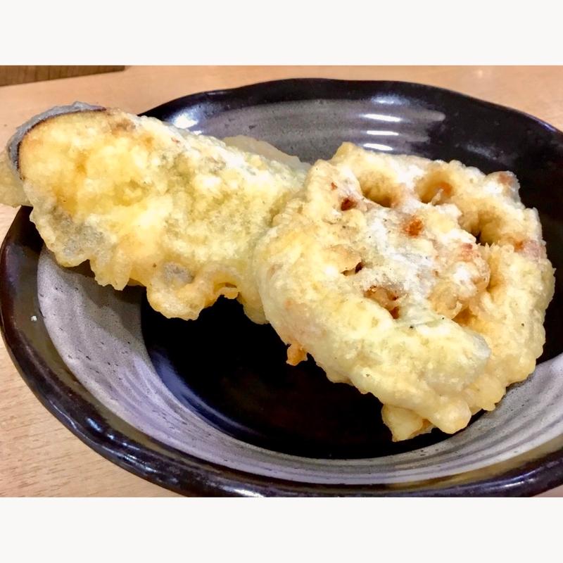 天ぷら(なすび、れんこん)(天ぷら あきちゃん)