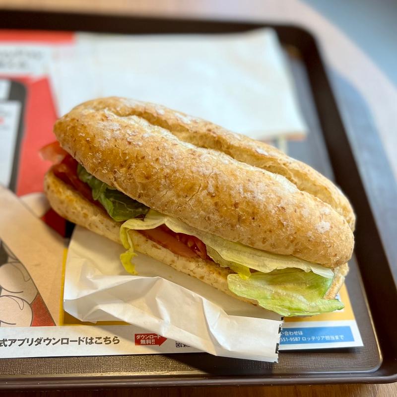 モーニングセットBLTサンド(ロッテリア 札幌中央店)