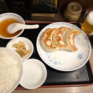 開楽特製 ジャンボ餃子　餃子定食 （3個）(開楽 本店 )