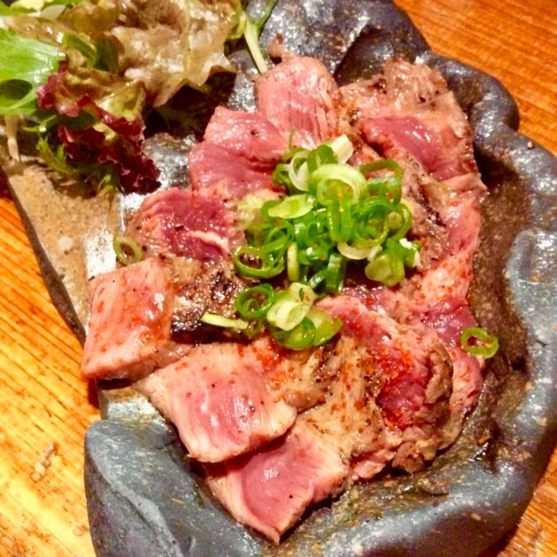 はらみのたたき(炭火と酒とげんげん)