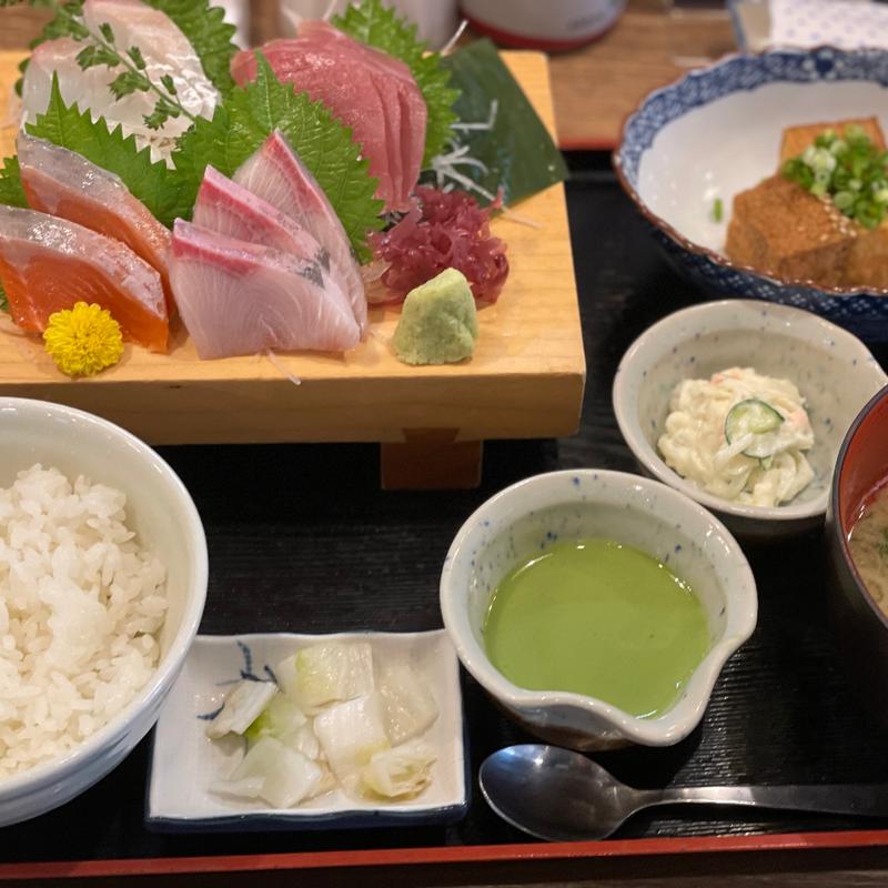 お刺身盛り合わせ定食(磯丸水産 相模大野店)