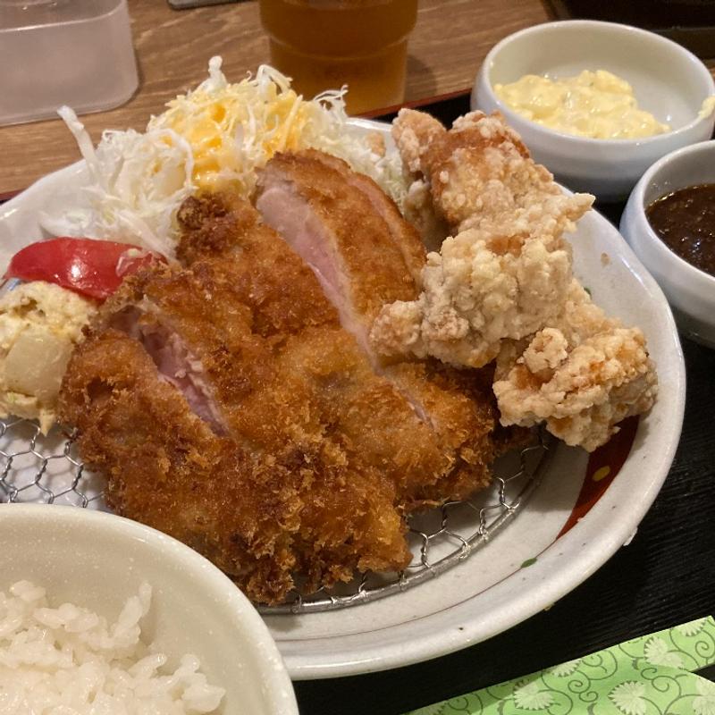 チキン・チキン定食(鳥良商店 浅草橋駅前店)