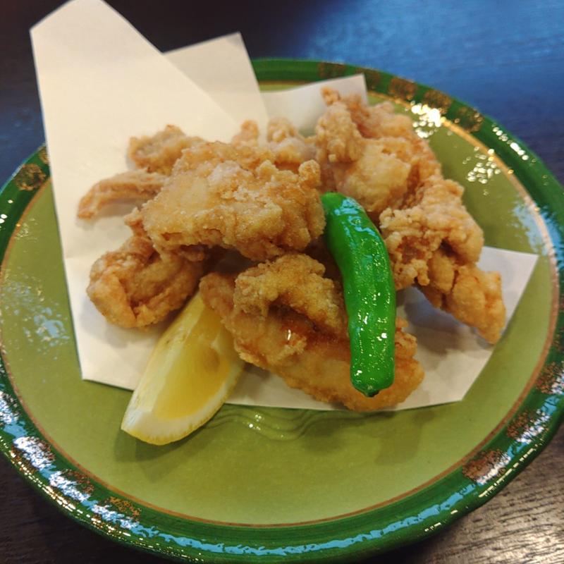 唐揚げ(元祖瓦そば たかせ 本館 （がんそかわらそば たかせ）)