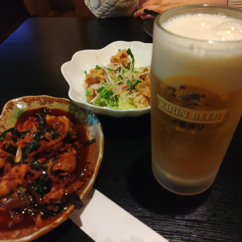 ホルモン炒め(たらくや)