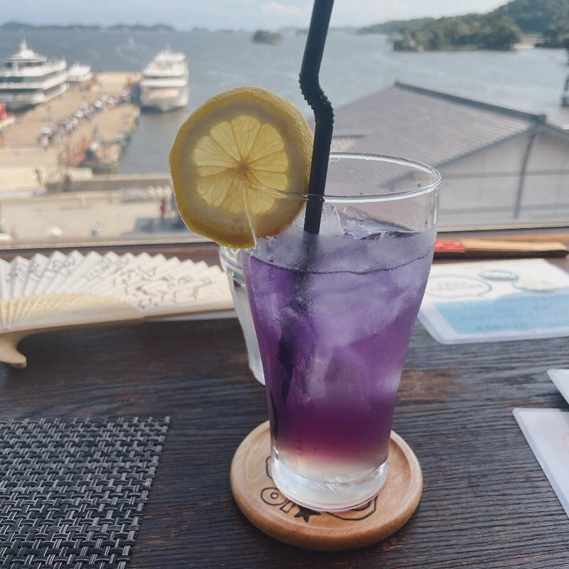 松島ブルーレモネード(はすのはねカフェ)
