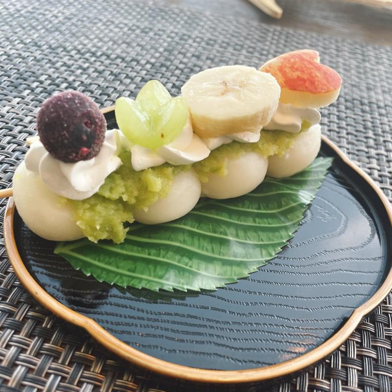 フルーツ団子(はすのはねカフェ)