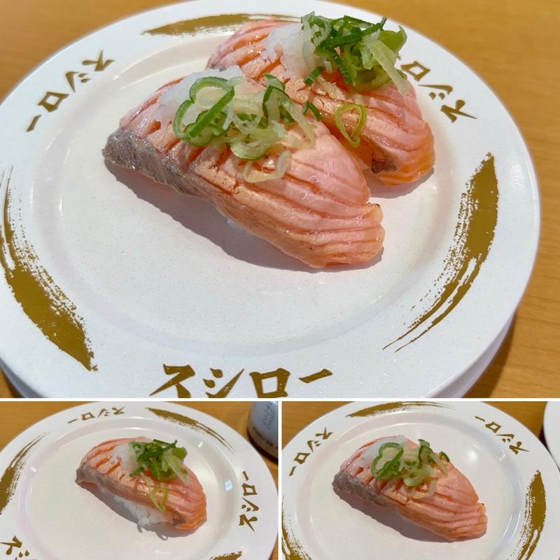 炙り北極圏生サーモン(スシロー 八千代高津店)