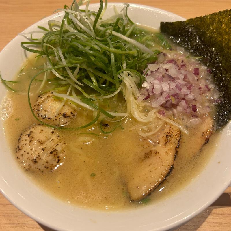 鶏白湯　炙り鶏そば(丸源ラーメン 大和郡山店)