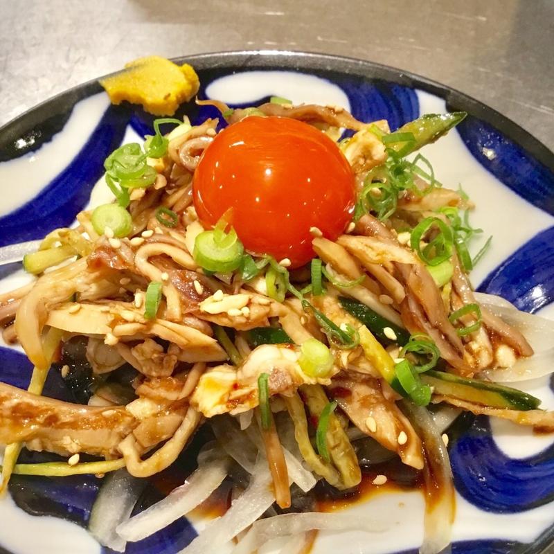 ピリ辛ガツユッケ(博多串焼き バッテンよかとぉ 鶴橋店)