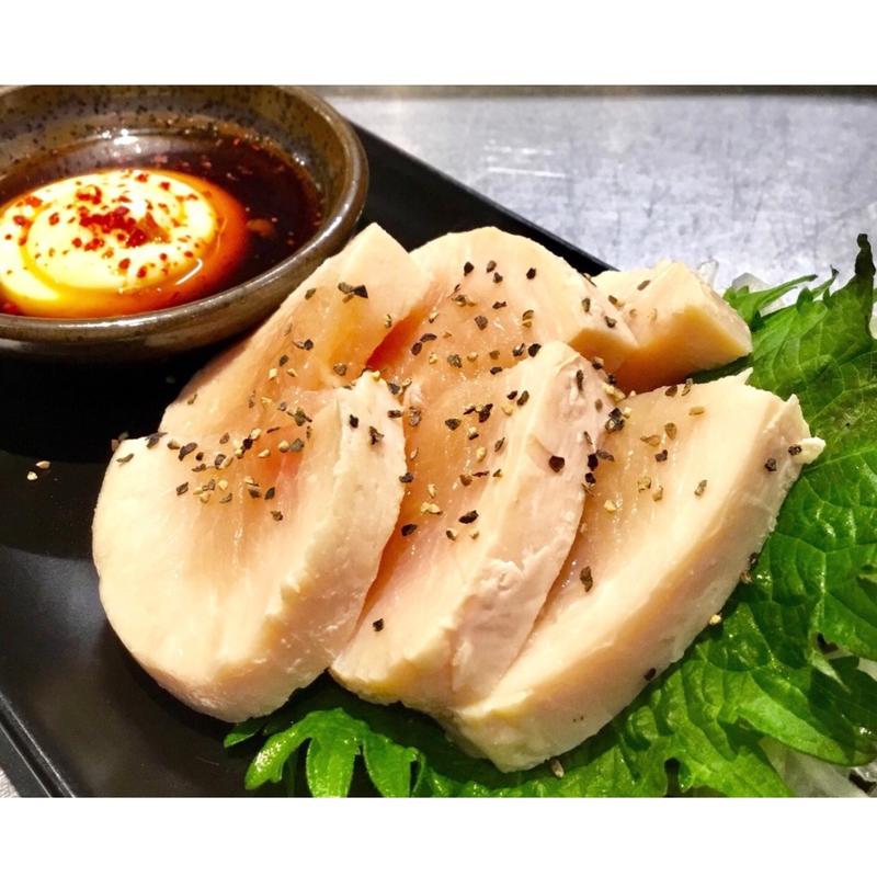 地鶏ハム厚切り(博多串焼き バッテンよかとぉ 鶴橋店)