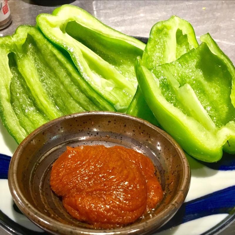 塩ピーマン(博多串焼き バッテンよかとぉ 鶴橋店)