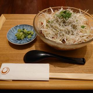 香味野菜としらすのぶっかけ蕎麦(信州松本ヒカリヤ  )