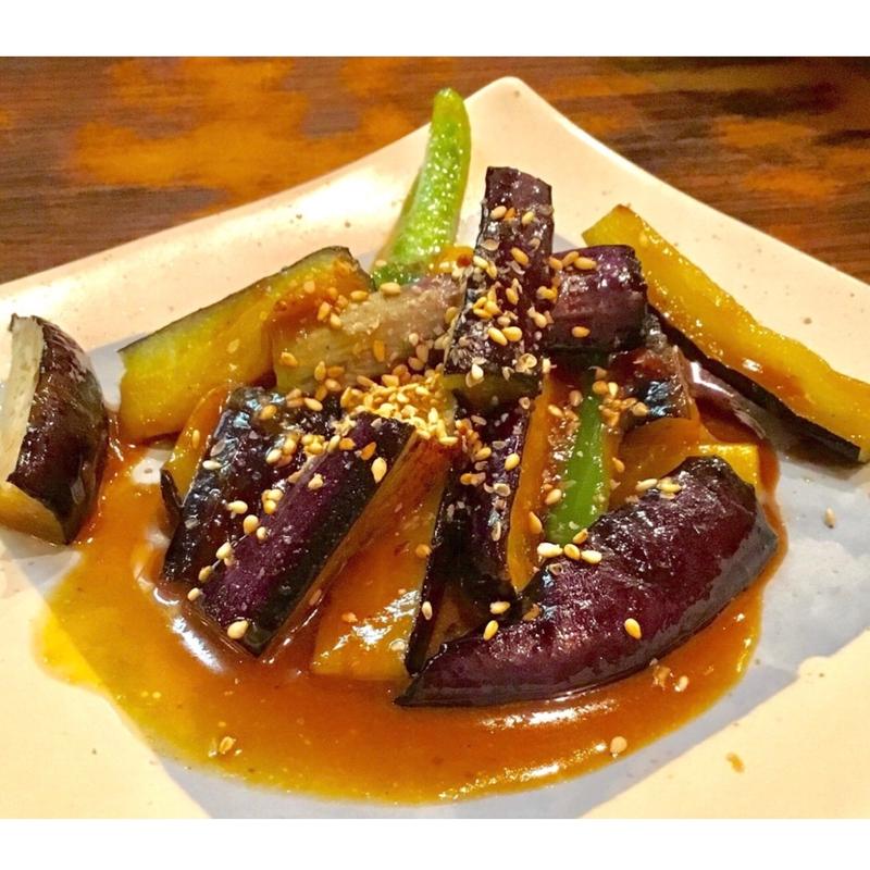 なすびのみそ炒め(まる井亭 )