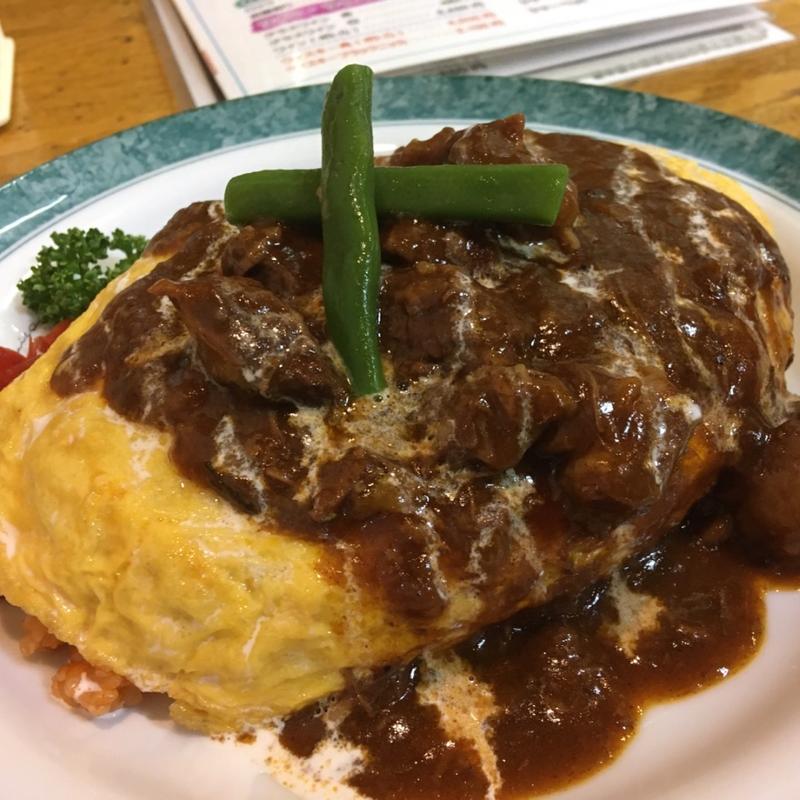 オムハヤシライス(岡繁)