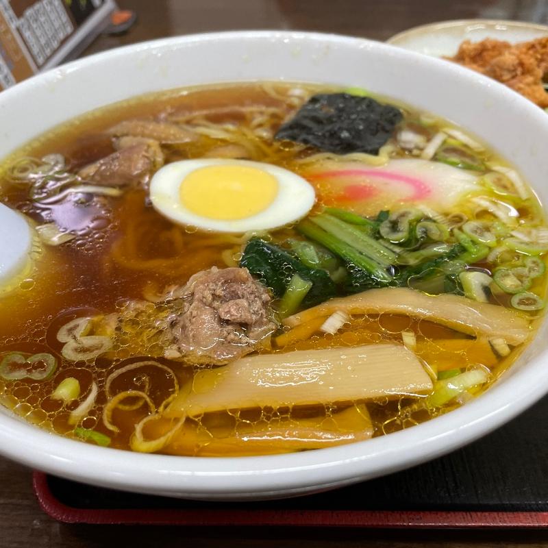 中華そばセットD(唐揚げ丼)(金丸本店 （かなまるほんてん）)