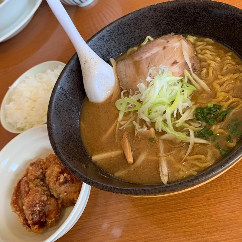 満腹ランチセット 濃厚とりにぼ醤油(ラーメン北の丸)